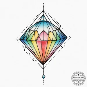 Tattoo sketch diamond, tattoo sketch design,... - эскиз тату (№1757241615_0, 07.09.2025 10:40) — tattoo-photo.ru