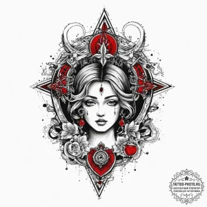 Tattoo sketch relic of saint, tattoo flash sh... - эскиз тату (№1757252017_0, 07.09.2025 13:33) — tattoo-photo.ru