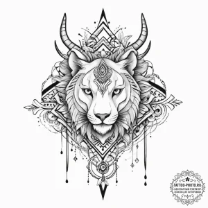Tattoo sketch hieroglyphic animal symbols in... - эскиз тату (№1757254187_0, 07.09.2025 14:09) — tattoo-photo.ru