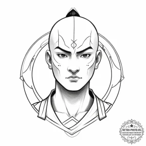 Tattoo sketch avatar: the last airbender zuko... - эскиз тату (№1757256934_0, 07.09.2025 14:55) — tattoo-photo.ru
