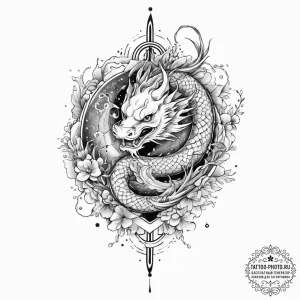 Tattoo sketch cosmic lore, ink illustration f... - эскиз тату (№1757258130_0, 07.09.2025 15:15) — tattoo-photo.ru