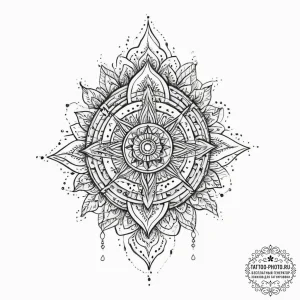 Tattoo sketch divine existence, tattoo sketch... - эскиз тату (№1757261296_0, 07.09.2025 16:08) — tattoo-photo.ru
