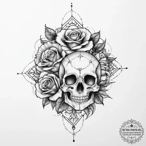 Tattoo sketch geometric design, tattoo sketch... - эскиз тату (№1757266641_0, 07.09.2025 17:37) — tattoo-photo.ru