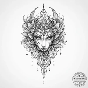 Tattoo sketch riddle - эскиз тату (№1757267463_0, 07.09.2025 17:51) — tattoo-photo.ru