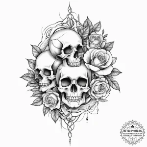 Tattoo sketch delicate chain tattoo, tattoo f... - эскиз тату (№1757268869_0, 07.09.2025 18:14) — tattoo-photo.ru