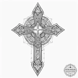 Tattoo sketch sacred scene, tattoo line art,... - эскиз тату (№1757274290_0, 07.09.2025 19:44) — tattoo-photo.ru