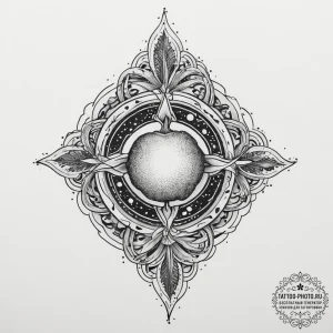 Tattoo sketch cosmic soil, concept art for ta... - эскиз тату (№1757276291_0, 07.09.2025 20:18) — tattoo-photo.ru