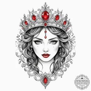 Tattoo sketch tiara, tattoo sketch design, ne... - эскиз тату (№1757278895_0, 07.09.2025 21:01) — tattoo-photo.ru