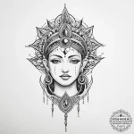 Tattoo sketch spiritual narrative — эскиз тату (№1757283326_0, 07.09.2025 22:15) — tattoo-photo.ru