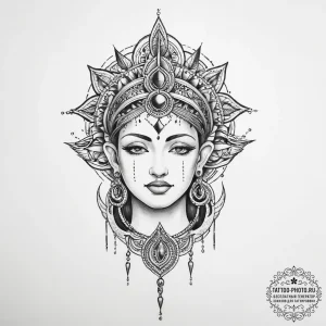 Tattoo sketch spiritual narrative — эскиз тату (№1757283326_0, 07.09.2025 22:15) — tattoo-photo.ru