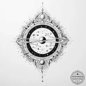 Tattoo sketch cosmic dimension — эскиз тату (№1757284944_0, 07.09.2025 22:42) — tattoo-photo.ru