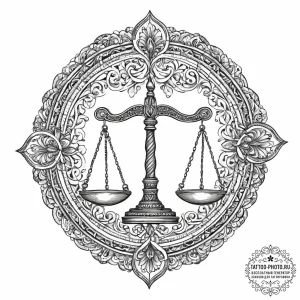 Tattoo sketch hieroglyphic symbol for "justic... - эскиз тату (№1757285748_0, 07.09.2025 22:55) — tattoo-photo.ru