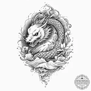 Tattoo sketch hands with a scroll, ink illust... - эскиз тату (№1757288764_0, 07.09.2025 23:46) — tattoo-photo.ru