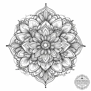 Tattoo sketch dill flower, ink illustration f... - эскиз тату (№1757290166_0, 08.09.2025 00:09) — tattoo-photo.ru