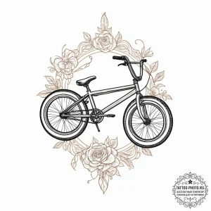 Tattoo sketch bmx bike, tattoo flash sheet de... - эскиз тату (№1757293147_0, 08.09.2025 00:59) — tattoo-photo.ru
