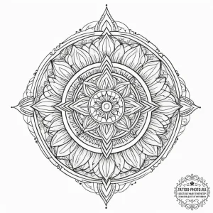 Tattoo sketch cosmic land, tattoo drawing out... - эскиз тату (№1757299330_0, 08.09.2025 02:42) — tattoo-photo.ru