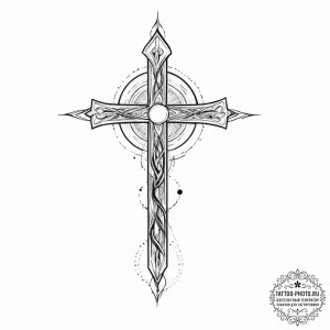 Tattoo sketch a symbolic idea, ink illustrati... - эскиз тату (№1757300714_0, 08.09.2025 03:05) — tattoo-photo.ru