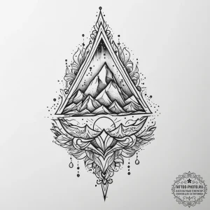Tattoo sketch mirage, tattoo sketch design, c... - эскиз тату (№1757301903_0, 08.09.2025 03:25) — tattoo-photo.ru