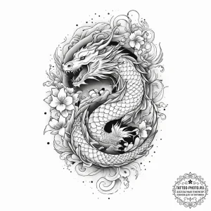 Tattoo sketch cosmic beginning, tattoo drawin... - эскиз тату (№1757302701_0, 08.09.2025 03:38) — tattoo-photo.ru