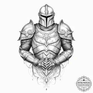 Tattoo sketch armor - эскиз тату (№1757306819_0, 08.09.2025 04:46) — tattoo-photo.ru