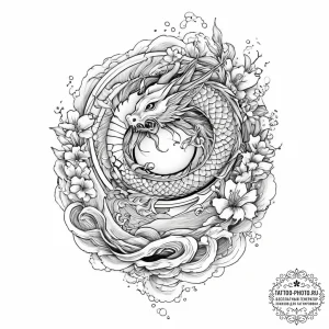 Tattoo sketch quest, ink illustration for tat... - эскиз тату (№1757307209_0, 08.09.2025 04:53) — tattoo-photo.ru