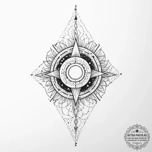 Tattoo sketch cosmic tale, tattoo line art, l... - эскиз тату (№1757317298_0, 08.09.2025 07:41) — tattoo-photo.ru