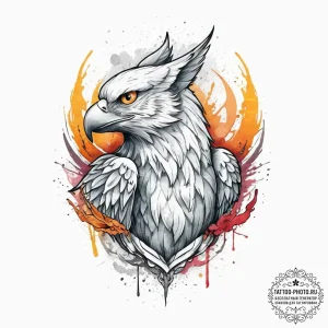 Tattoo sketch tom and jerry with an eagle, in... - эскиз тату (№1757318269_0, 08.09.2025 07:57) — tattoo-photo.ru