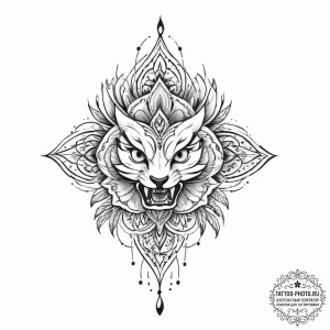 Tattoo sketch white - эскиз тату (№1757323507_0, 08.09.2025 09:25) — tattoo-photo.ru