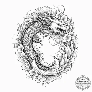 Tattoo sketch ornamental pattern, tattoo draw... - эскиз тату (№1757325638_0, 08.09.2025 10:00) — tattoo-photo.ru