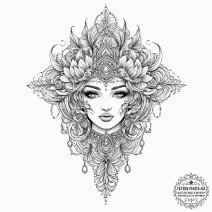 Tattoo sketch path, tattoo flash sheet design... - эскиз тату (№1757327577_0, 08.09.2025 10:32) — tattoo-photo.ru