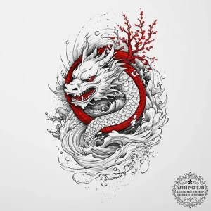 Tattoo sketch spirit, ink illustration for ta... - эскиз тату (№1757331455_0, 08.09.2025 11:37) — tattoo-photo.ru