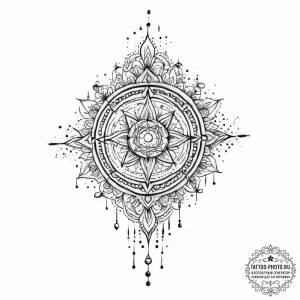 Tattoo sketch spiritual narrative, tattoo lin... - эскиз тату (№1757340608_0, 08.09.2025 14:10) — tattoo-photo.ru