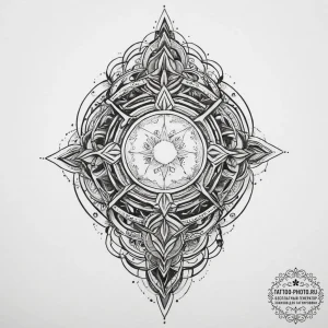 Tattoo sketch cosmic portrayal, tattoo sketch... - эскиз тату (№1757352924_0, 08.09.2025 17:35) — tattoo-photo.ru