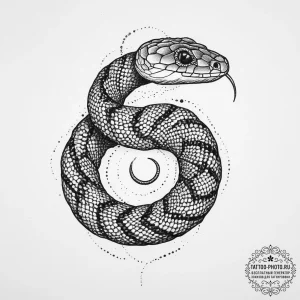 Tattoo sketch rattlesnake, tattoo drawing out... - эскиз тату (№1757356095_0, 08.09.2025 18:28) — tattoo-photo.ru