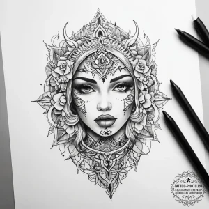 Tattoo sketch nail polish tattoo - эскиз тату (№1757358685_0, 08.09.2025 19:11) — tattoo-photo.ru