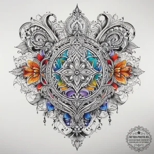Tattoo sketch a symbolic idea, tattoo sketch... - эскиз тату (№1757364044_0, 08.09.2025 20:40) — tattoo-photo.ru