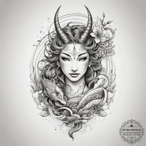 Tattoo sketch sagittarius constellation, tatt... - эскиз тату (№1757364442_0, 08.09.2025 20:47) — tattoo-photo.ru