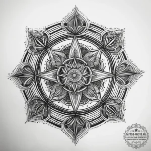 Tattoo sketch a symbolic place, ink illustrat... - эскиз тату (№1757370991_0, 08.09.2025 22:36) — tattoo-photo.ru