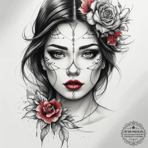 Tattoo sketch makeup tattoo, tattoo drawing o... - эскиз тату (№1757373193_0, 08.09.2025 23:13) — tattoo-photo.ru