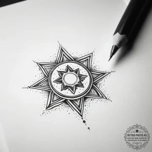 Tattoo sketch cosmic presence, artistic tatto... - эскиз тату (№1757375977_0, 08.09.2025 23:59) — tattoo-photo.ru