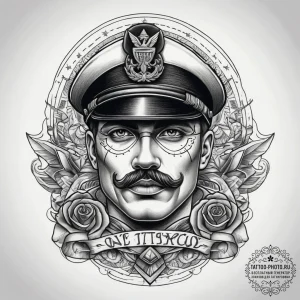 Tattoo sketch military parade, tattoo drawing... - эскиз тату (№1757379363_0, 09.09.2025 00:56) — tattoo-photo.ru