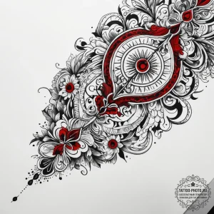 Tattoo sketch marathon finish line, concept a... - эскиз тату (№1757380162_0, 09.09.2025 01:09) — tattoo-photo.ru