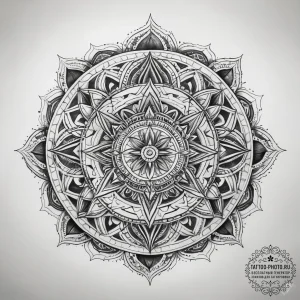 Tattoo sketch sacred portrayal, concept art f... - эскиз тату (№1757381559_0, 09.09.2025 01:32) — tattoo-photo.ru