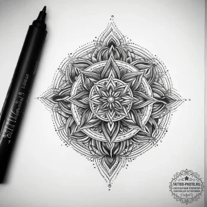 Tattoo sketch spiritual soil, ink illustratio... - эскиз тату (№1757387294_0, 09.09.2025 03:08) — tattoo-photo.ru