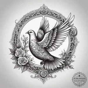 Tattoo sketch hieroglyphic symbol for "peace"... - эскиз тату (№1757387685_0, 09.09.2025 03:14) — tattoo-photo.ru