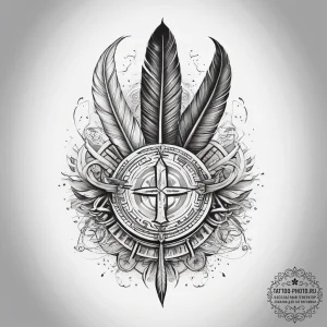 Tattoo sketch hieroglyphic symbol for "truth"... - эскиз тату (№1757410265_0, 09.09.2025 09:31) — tattoo-photo.ru