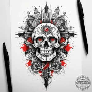 Tattoo sketch energy, tattoo sketch design, t... - эскиз тату (№1757413241_0, 09.09.2025 10:20) — tattoo-photo.ru