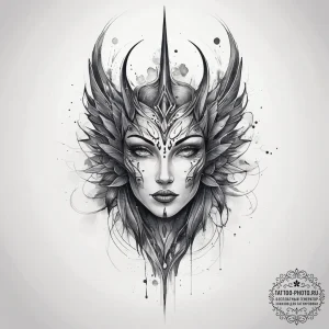 Tattoo sketch will-o'-the-wisp light, tattoo... - эскиз тату (№1757430527_0, 09.09.2025 15:08) — tattoo-photo.ru