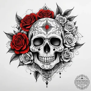 Tattoo sketch mystical spring, tattoo sketch... - эскиз тату (№1757439339_0, 09.09.2025 17:35) — tattoo-photo.ru