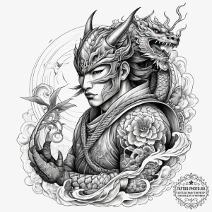 Tattoo sketch soldier with a rope, tattoo dra... - эскиз тату (№1757441512_0, 09.09.2025 18:11) — tattoo-photo.ru